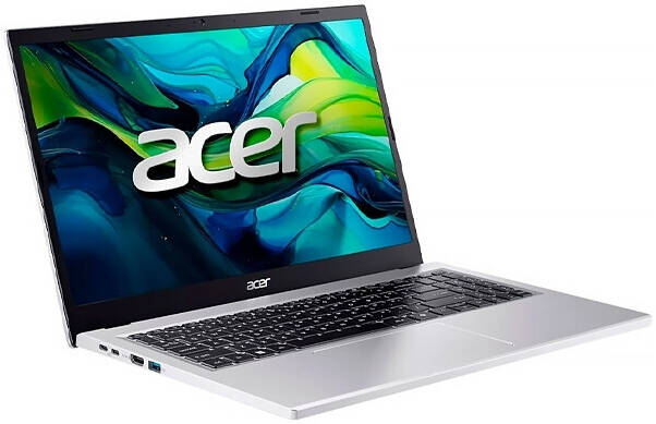 Acer Aspire Go 15 (AMD Ryzen 5 7520U Processor | 8GB RAM | 512GB SSD Storage | 15.6" (FHD, 1920 x 1080) Touch IPS Display | AMD Radeon Graphics Card | Windows 11 | 1 Year Warranty | Pure Silver) thumbnail 2