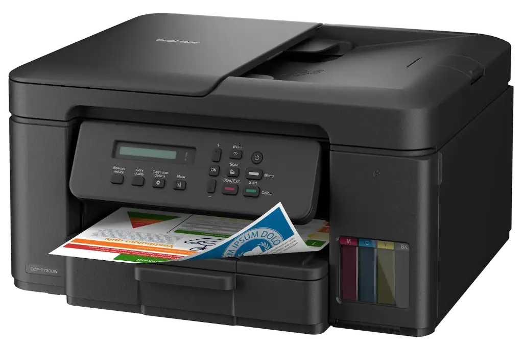 Brother DCP-T730DW 3-in-1 Color Inktank Printer thumbnail 2