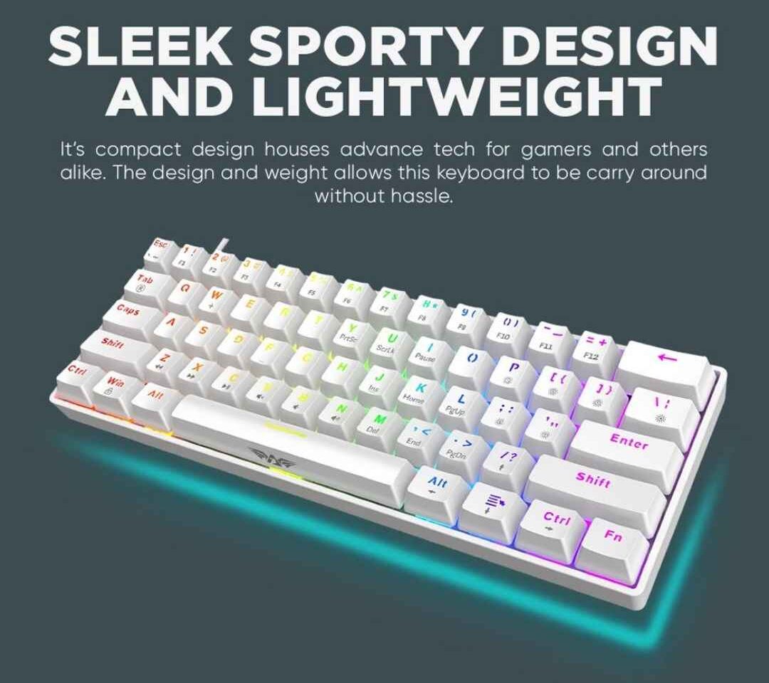 Armaggeddon MKA 1C Nex Mechanical Gaming Keyboard – 60% RGB Keyboard thumbnail 3