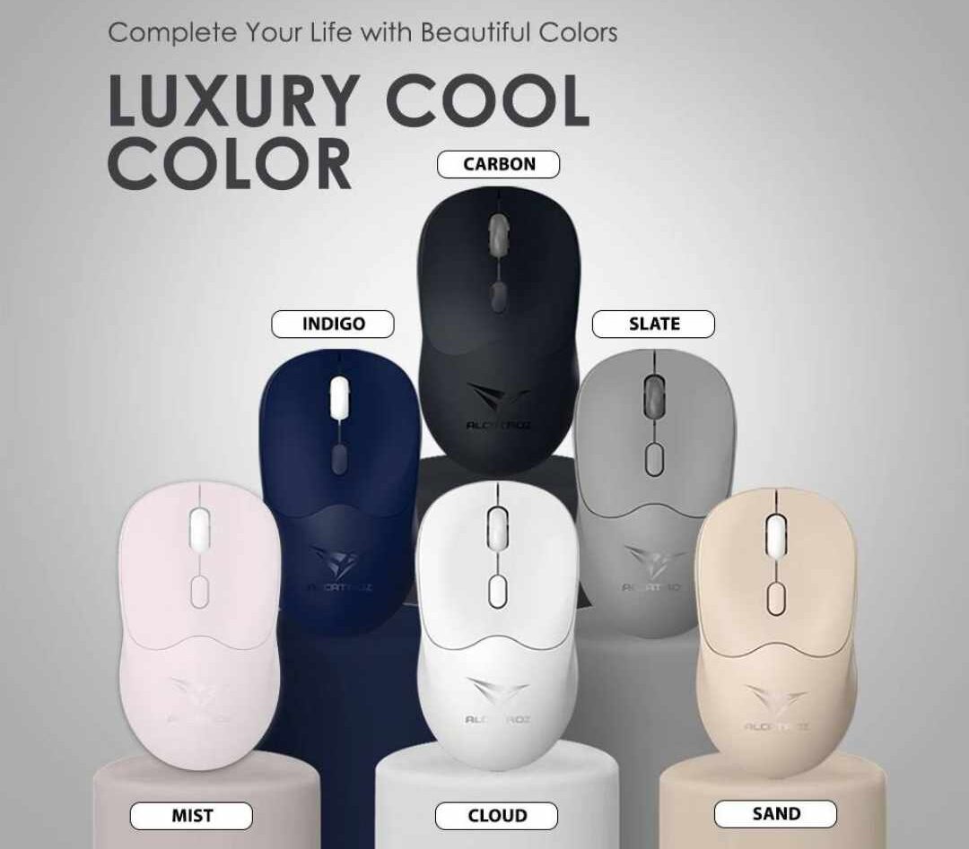 Alcatroz AirMouse DUO 6R Wireless Rechargeable Mouse – Dual Mode Connectivity Bluetooth 5.4 + 2.4GHz Wireless – Silent Switch thumbnail 4