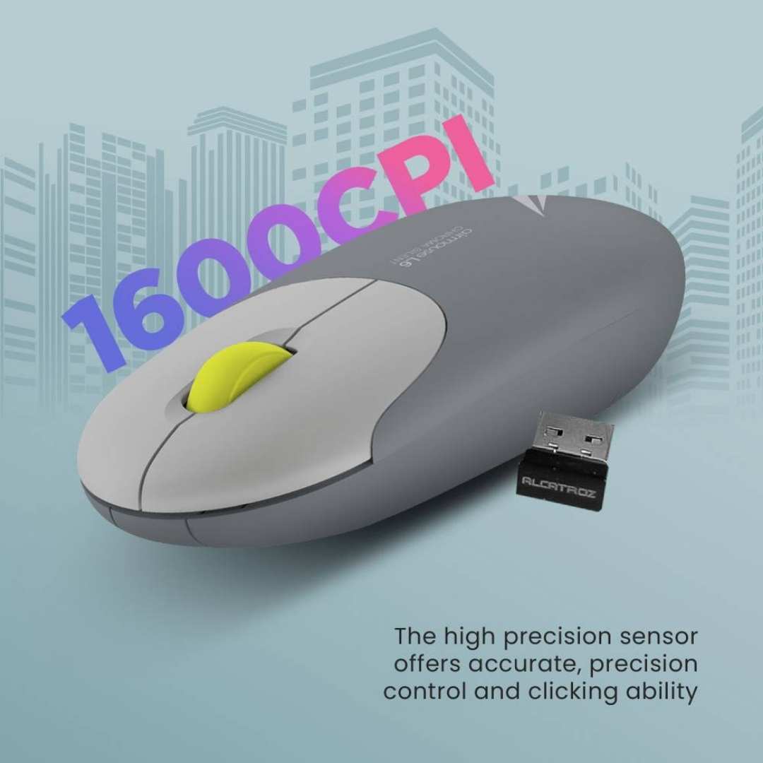 Alcatroz Airmouse L6 Chroma Wireless Rechargeable Mouse I Silent Click – 1600CPI thumbnail 3
