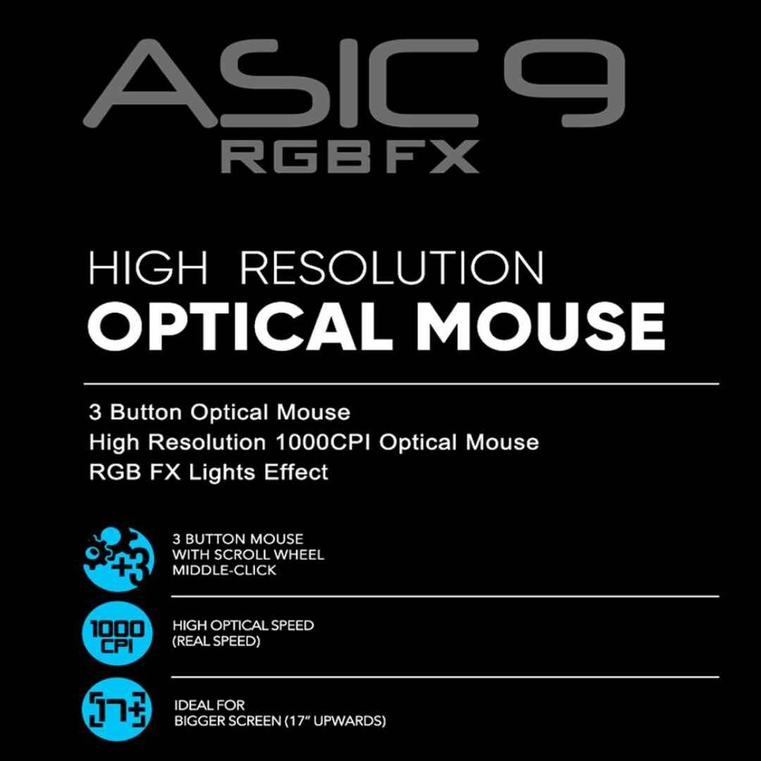 Alcatroz Asic 9 Gaming Mouse thumbnail 3