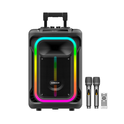 SonicGear HyperBox 1300 Pro Bluetooth 5.4 USB Playback Event Trolley Speaker with 2 Mic - Image 1