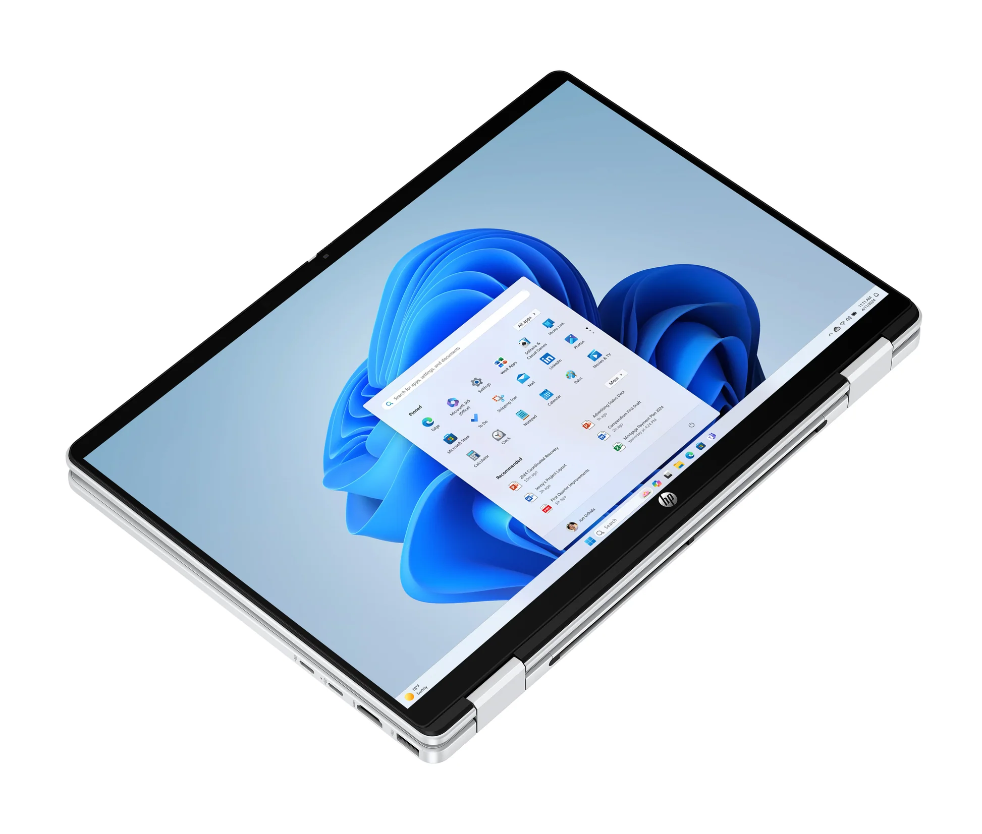 HP OmniBook 5 Flip 14-fp0013dx (14th Gen Intel Core 5 150U Processor | 8GB RAM | 512GB SSD | Intel Graphics | 14" 2K (1920 x 1200) Multi-Touch 2-in-1 IPS Display | Backlit Keyboard | 1-Year Warranty) thumbnail 2