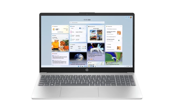 HP Laptop 15-fc196nia (AMD Ryzen 5 7520U Processor | 8GB LPDDR5 RAM | 512GB NVMe SSD Storage | AMD Radeon 610M Graphics | 15.6” FHD (1920 × 1080) Anti-glare Display | Windows 11 | Backlit Keyboard | 1 Year Warranty) - Image 1