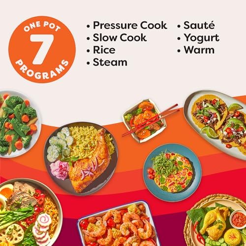 Instant Pot Duo Olla eléctrica a presión 7 en 1, olla de cocción lenta, olla de arroz, vaporizador, salteador, máquina de yogur, calentador y esterilizador, 3 cuartos de galón, acero inoxidable/negro - Image 2