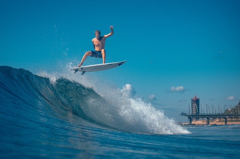 Surfer photography Durban South Africa — Kevin Rom