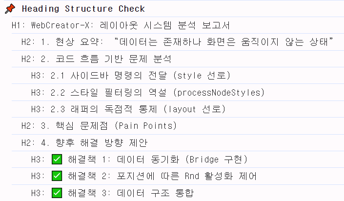 개발자 도구로 점검하는 시멘틱 태그: SEO 점수를 높이는 H 태그 위계와 키워드 전략