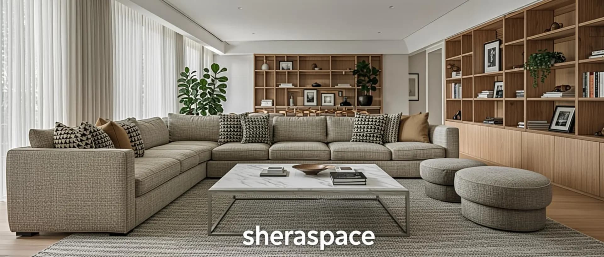 Residential interior design project by Sheraspace