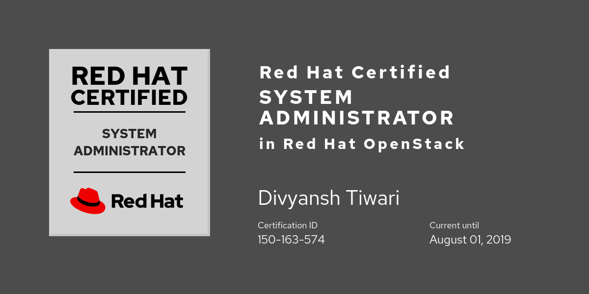 Red Hat Certified System Administrator in Red Hat OpenStack