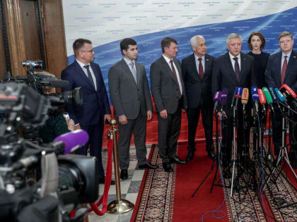 «Единая Россия» обозначила приоритеты на осеннюю сессию Госдумы