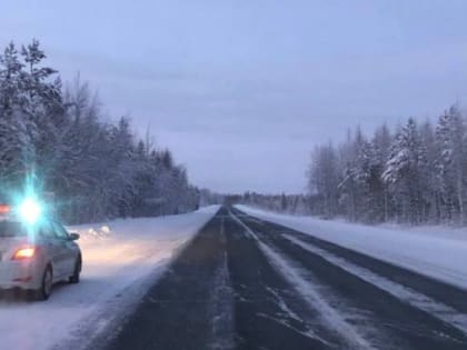 В Ноябрьске из-за непогоды ограничили выезд машин из города