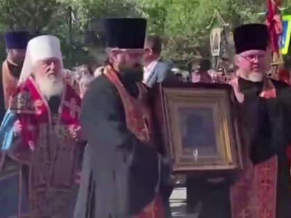 В Тюмень доставили Казанскую икону Божьей матери