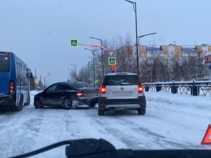 Сегодня в Муравленко произошло ДТП