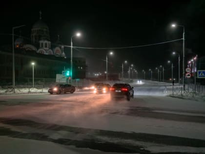 В Салехарде открыли проезд около строящегося храма