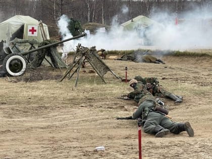 Партпроект «Историческая Память»: Новоуренгойцы реконструировали события времен Великой Отечественной войны