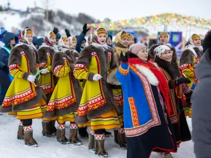 Дети Волновахи и Белгорода оценили северный колорит на празднике в Приуралье