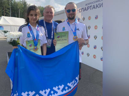 На Спартакиаде сильнейших спортсменов ямальские стрелки в командном упражнении завоевали золото
