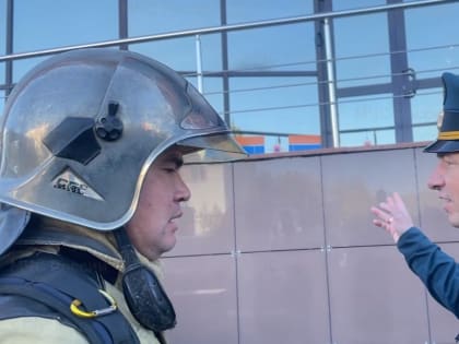 Огнеборцы ликдировали условный пожар в здании Главного управления МЧС России по ЯНАО