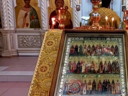 Архиерейская литургия в день памяти Архангельских святых