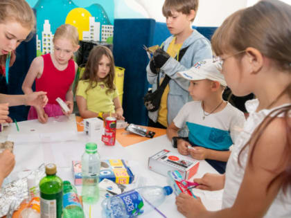 Юные ноябряне приняли участие в экологической неделе и построили «Город будущего»