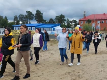 Сотрудники Ноябрьской городской больницы присоединились к акции «10 000 шагов к жизни»