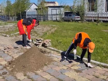 У подростков Шурышкарского района в разгаре трудовое лето