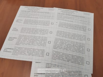 В избирком поступили избирательные бюллетени