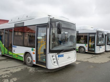 Салехард получил 6 новых автобусов на газомоторном топливе
