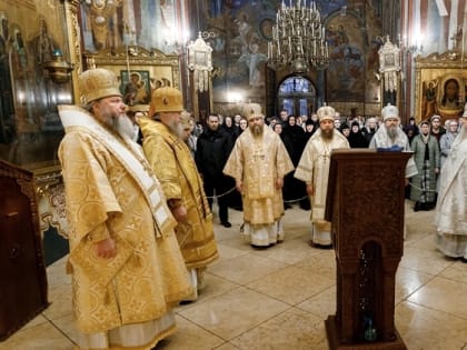 Архиепископ Николай посетил Троице-Сергиеву лавру в день памяти архимандрита Наума