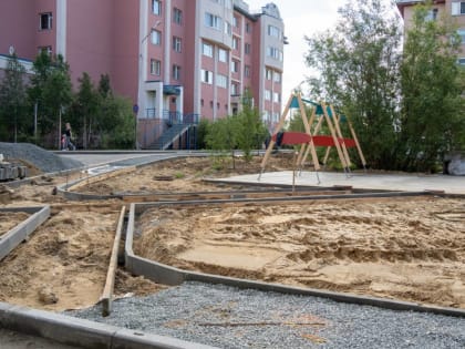 Алексей Ситников: Благоустройство Салехарда в самом разгаре