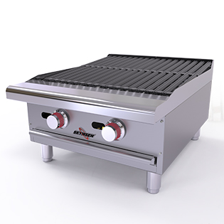 Char broiler a gás inox CBG24 Skymsen 
