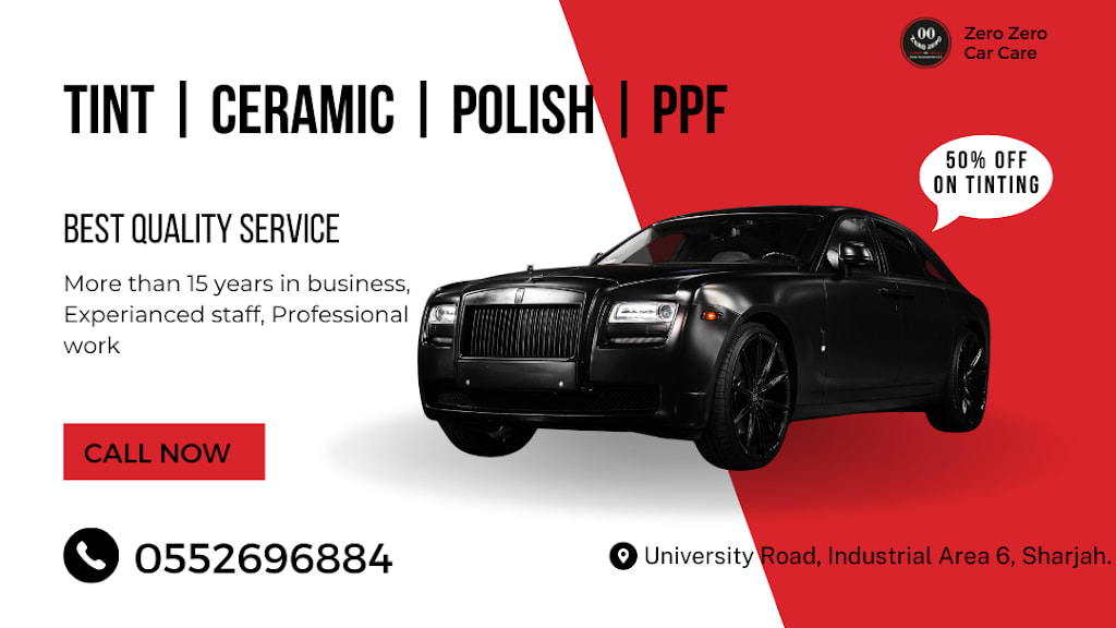 ZERO ZERO Nano Car Tinting Sharjah zyrw zyrw