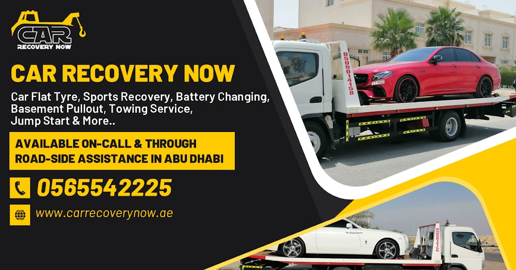 Car Recovery Now Abu Dhabi - Recovery & Towing Services 24/7 - Roadside Assistance