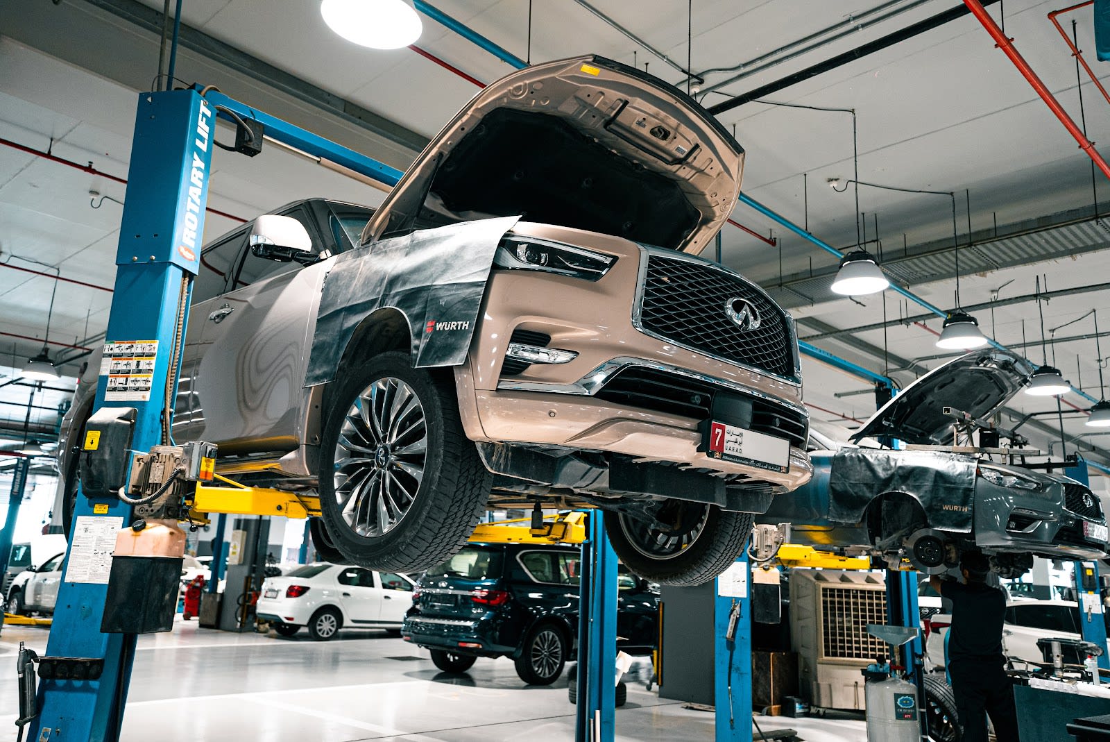 Infiniti Service Mussafah - Al Masaood Automobiles — Car repair and maintenance service in Abu Dhabi