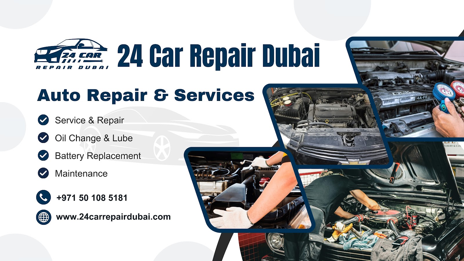 24 Car Repair Dubai - Mobile Mechanic — Car repair and maintenance service in Dubai
