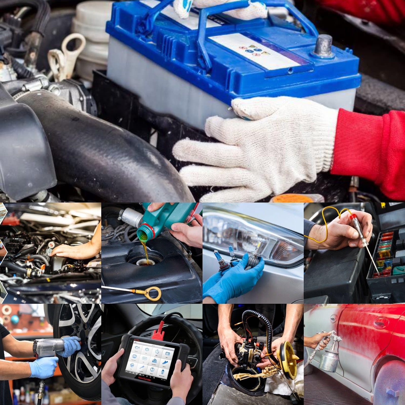 Mobile Car Repair & Battery Replacement Service — Auto repair shop in Dubai