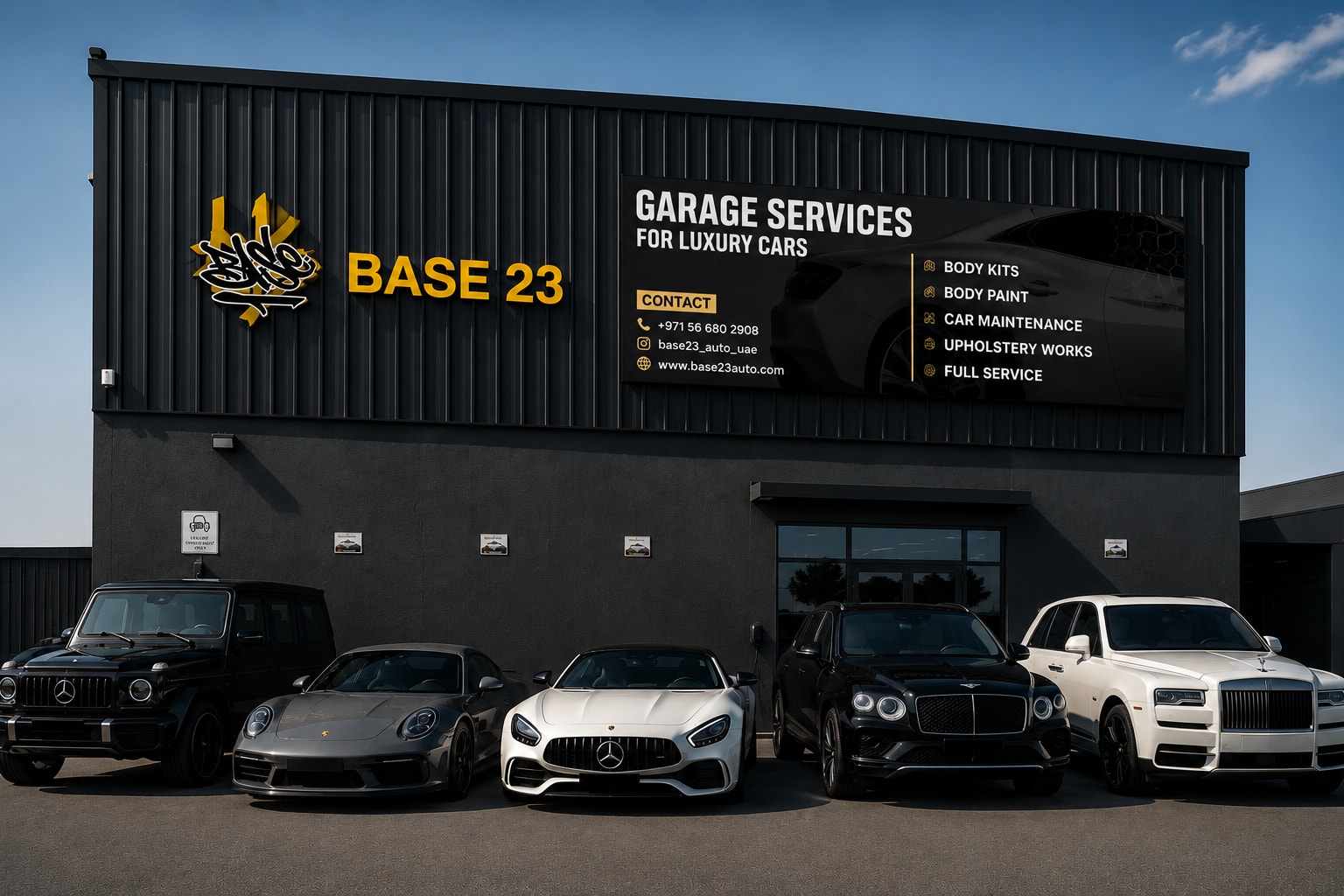 Base 23 — Auto repair shop in Dubai