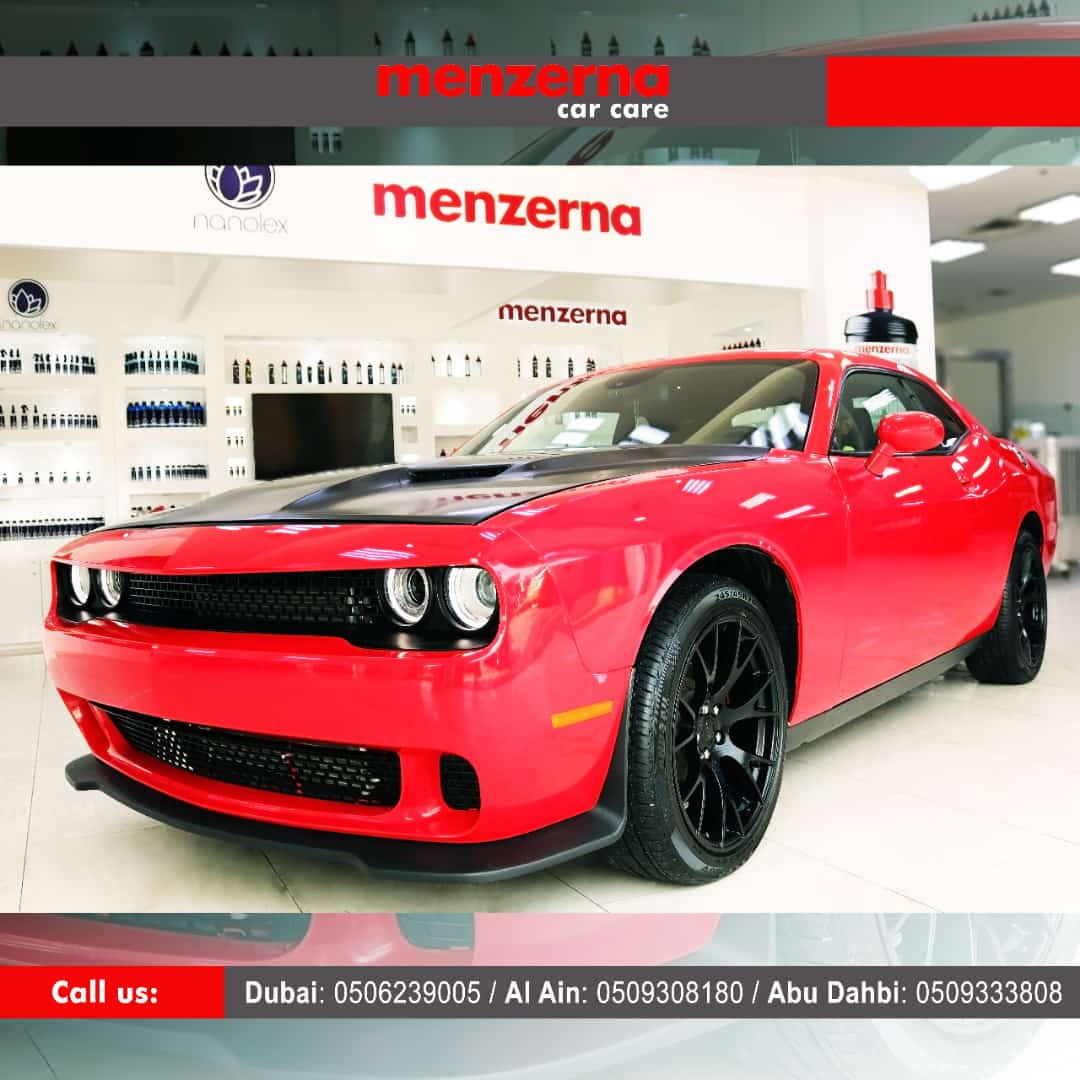 Menzerna Car Care — Auto window tinting service in Abu Dhabi