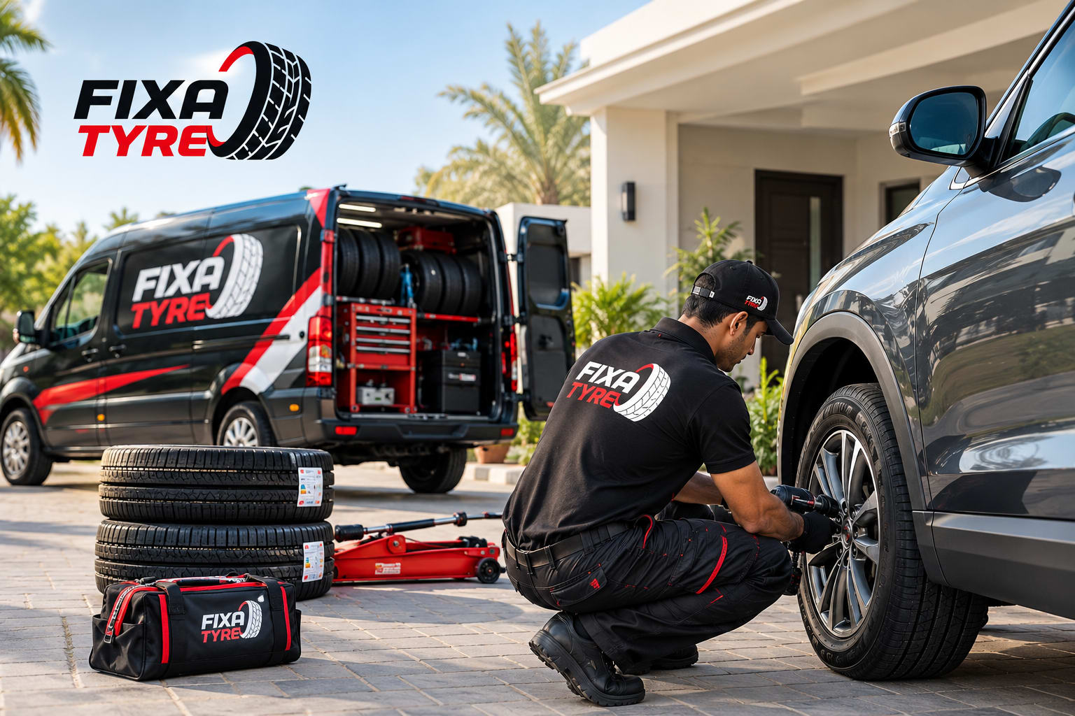 FIX A Tyre | Mobile Tyre Service Dubai — Tire shop photo