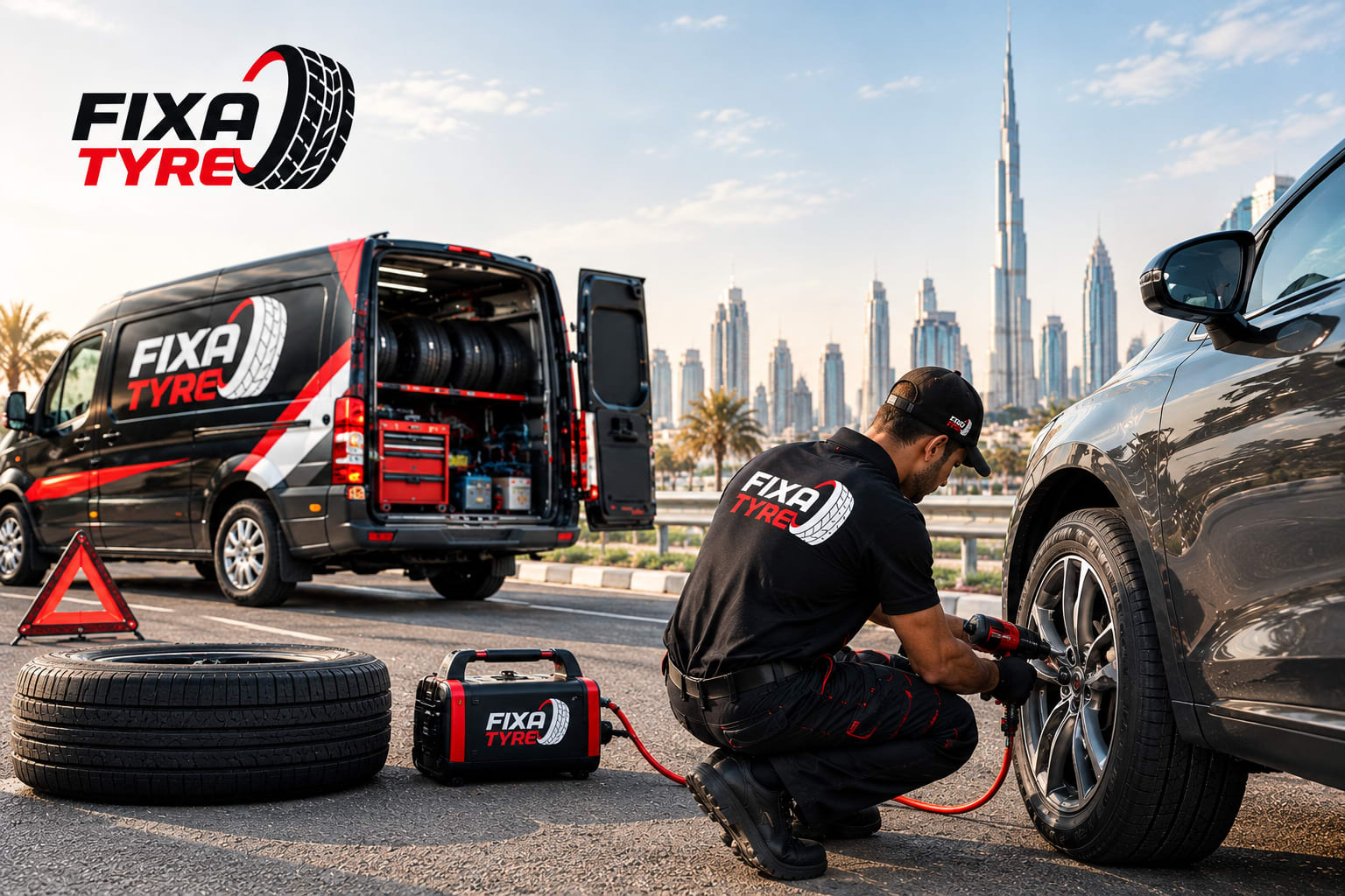 FIX A Tyre | Mobile Tyre Service Dubai in Dubai