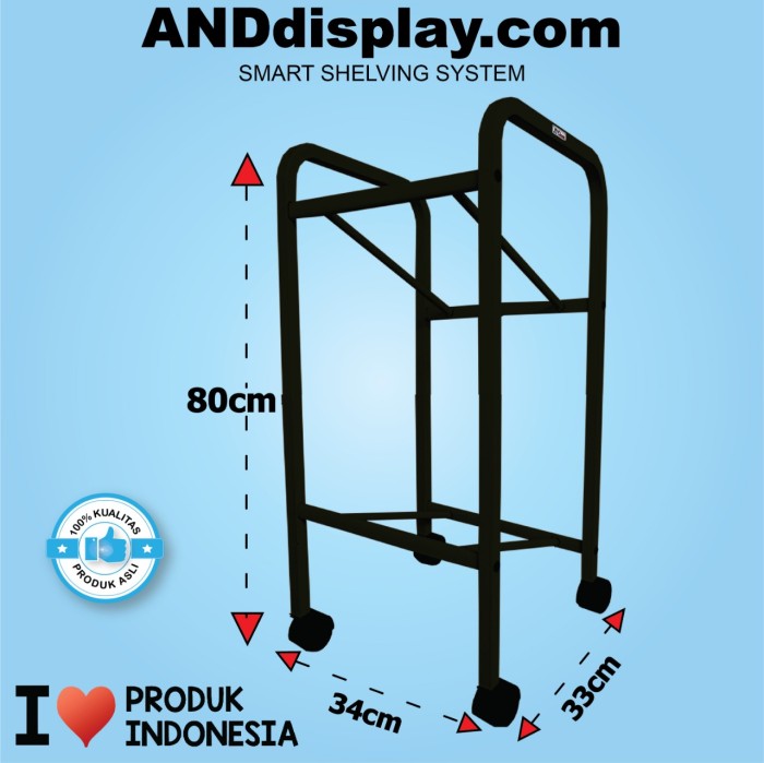 Jual RAK GALON SUSUN 2 - RAK GALON AIR - RAK GALON BESI - RAK DISPENSER