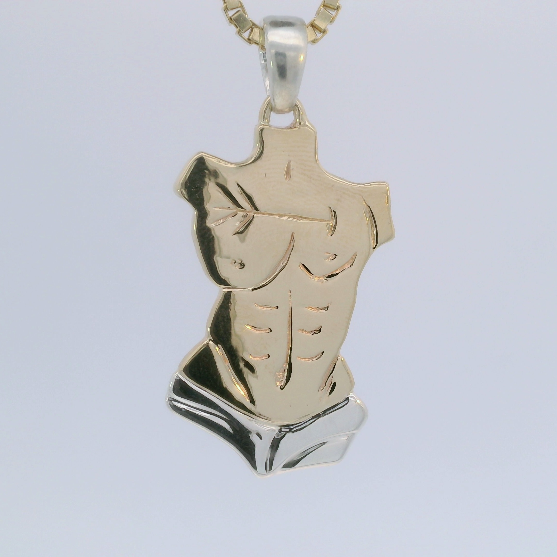 Sculptural custom pendant by Jesse the Jeweler
