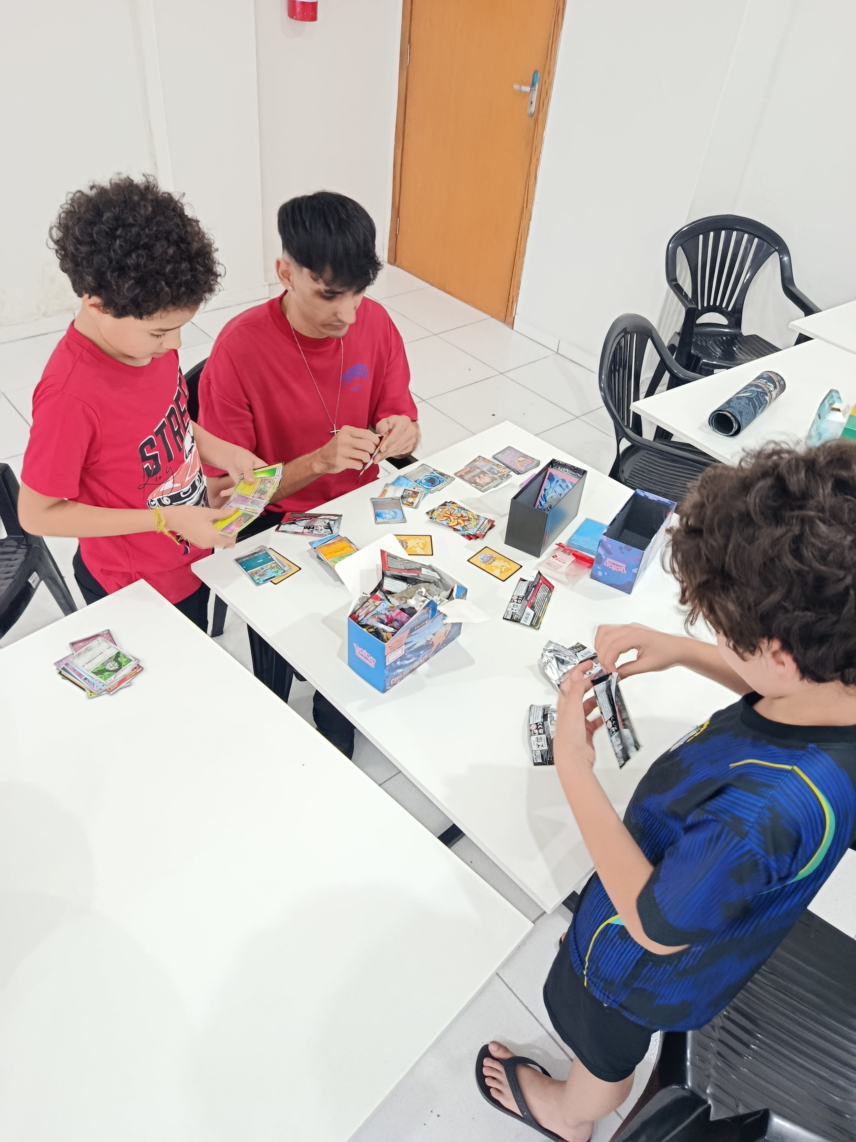 Registro de mesa do evento Silver Age de Flesh and Blood na loja parceira