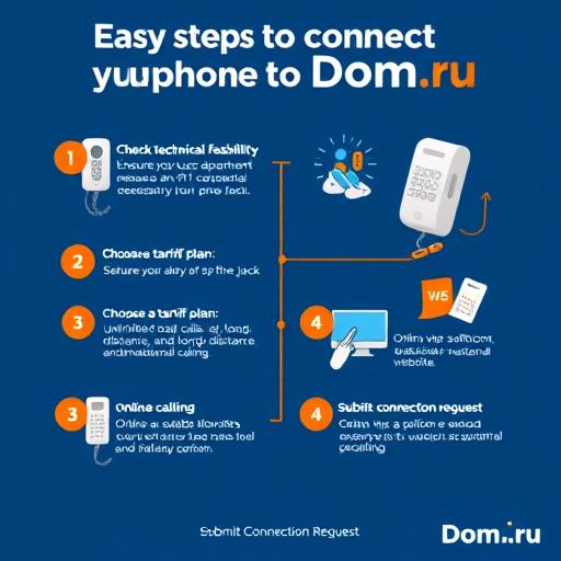 Как подключить телефон к Дом.ру: пошаговая инструкция