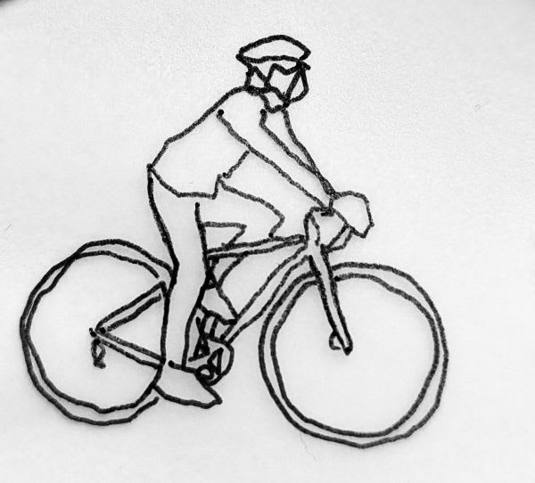 Line drawing by Leanne Fischler