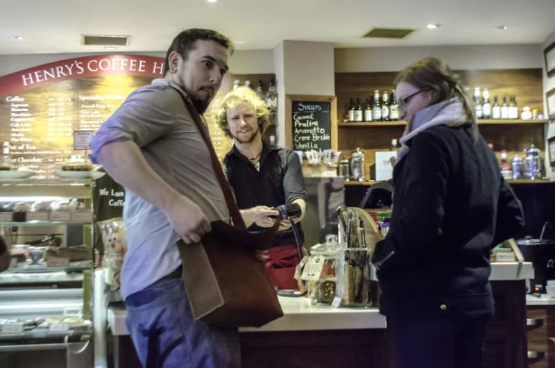 The handbag shouts at you in public places if you remove your credit card