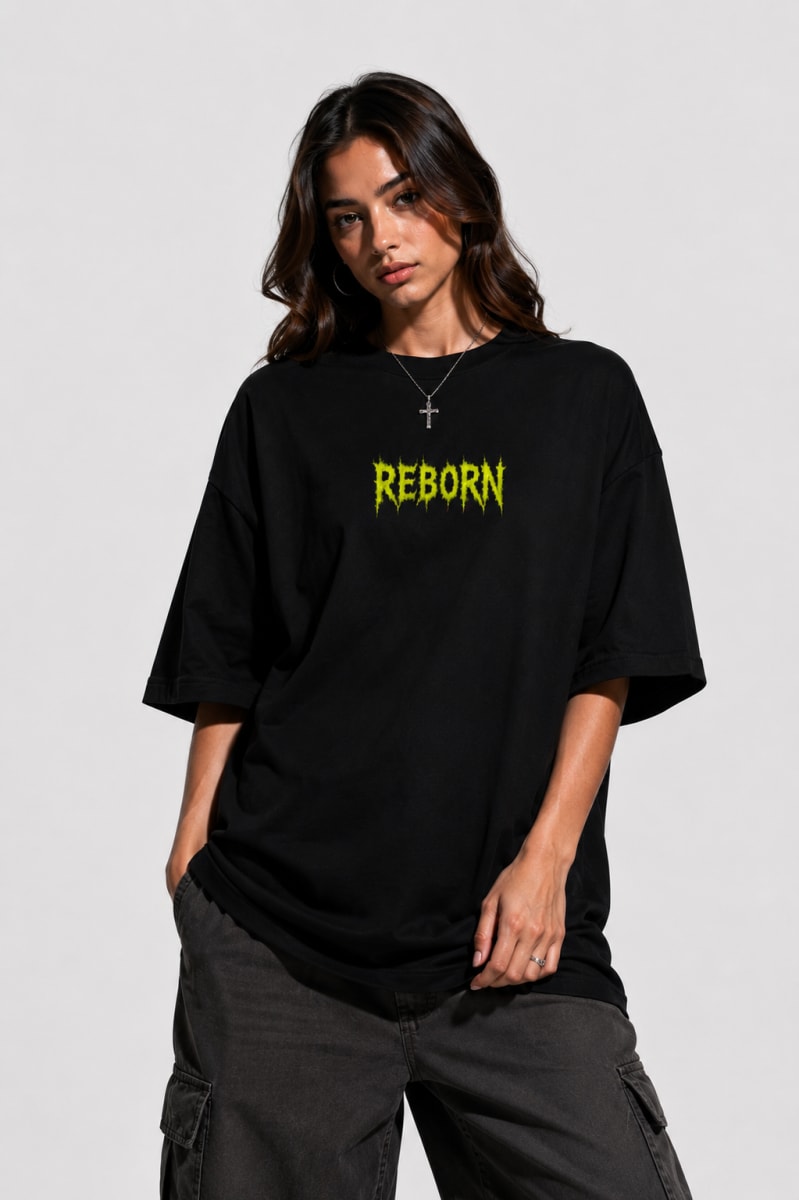 Reborn -Premium Oversized T-shirt — view 4