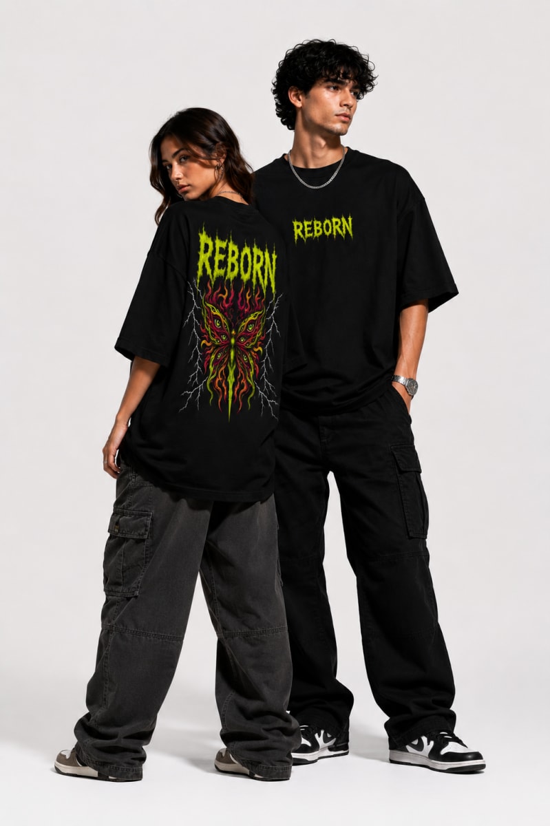 Reborn -Premium Oversized T-shirt — view 5