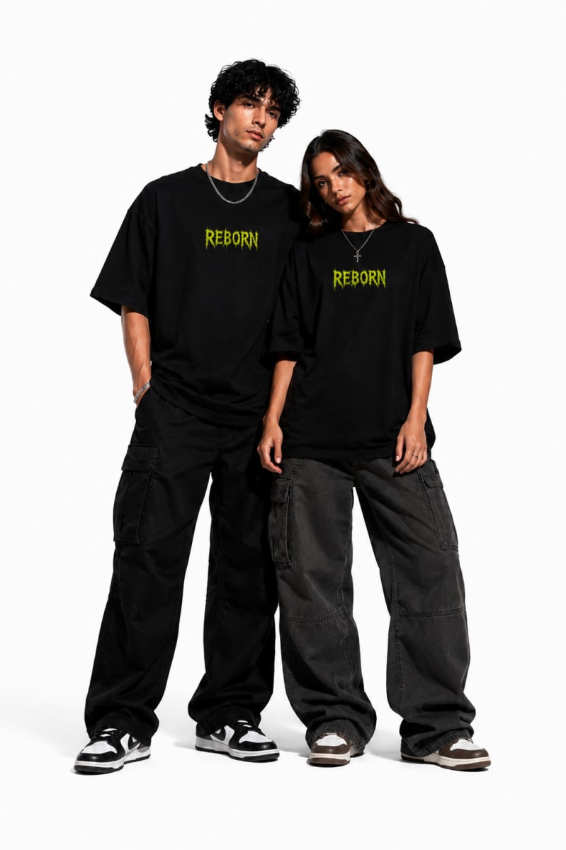 Reborn -Premium Oversized T-shirt — view 6